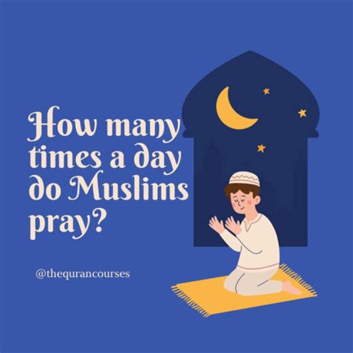 How many times a day do Muslims pray?
