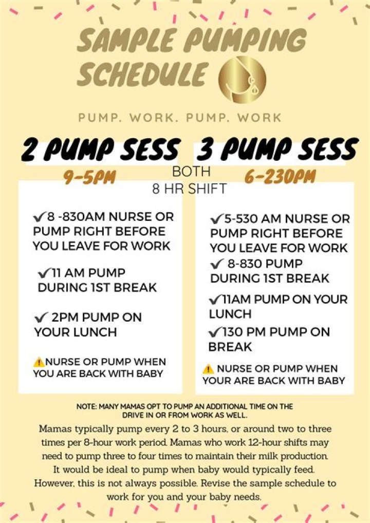 How many times a day should I pump while breastfeeding?