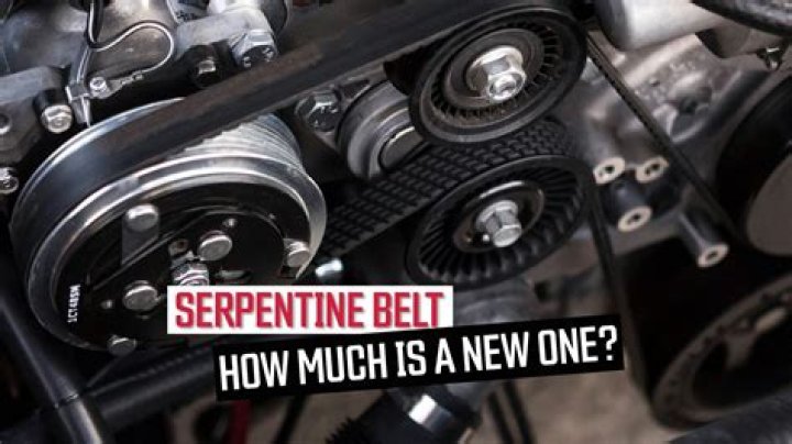 How much does it cost to fix a serpentine belt?