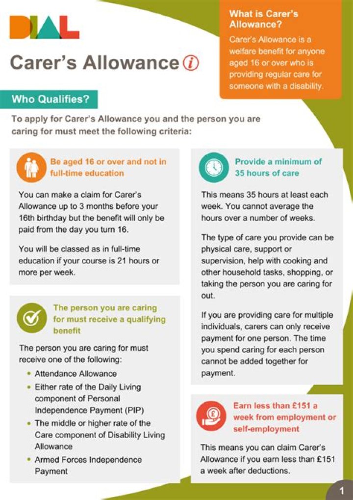 How much is the one off carers payment?