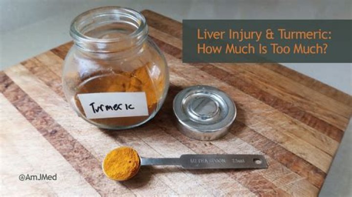 How much is too much turmeric?