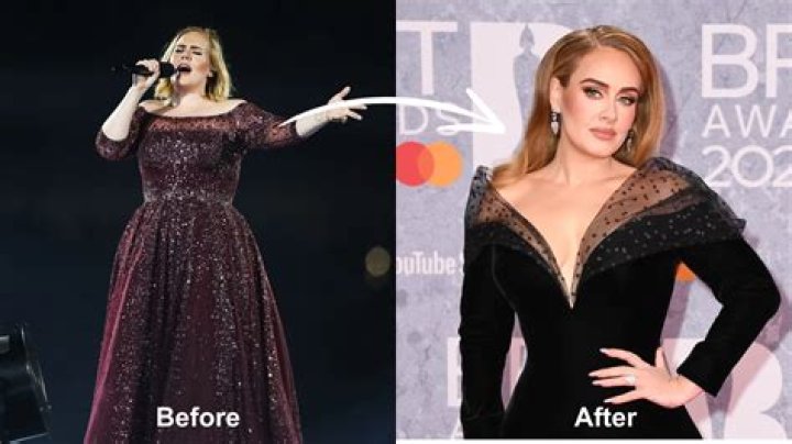 How much weight did the singer Adele lose?