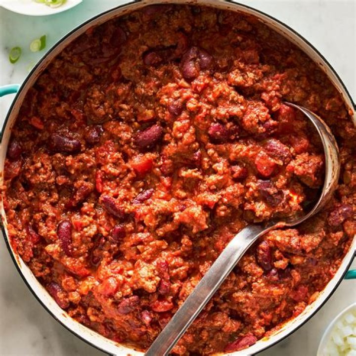 Is chili made with pinto or kidney beans?