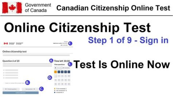 Is citizenship test online?