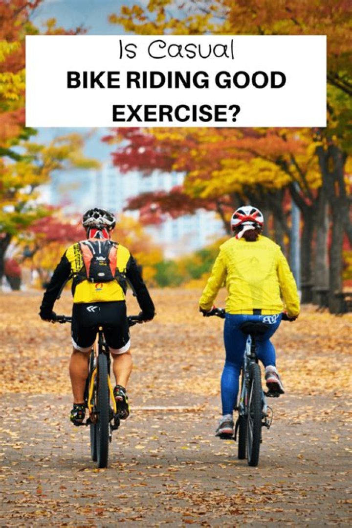 Is leisurely bike riding good exercise?