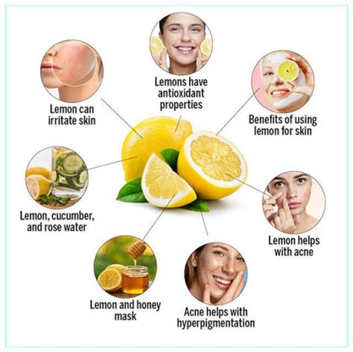 Is lemon good for face?