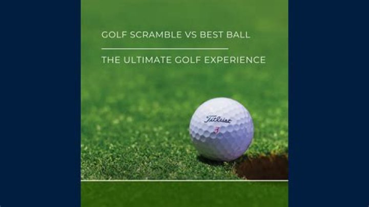 Is scramble the best ball?
