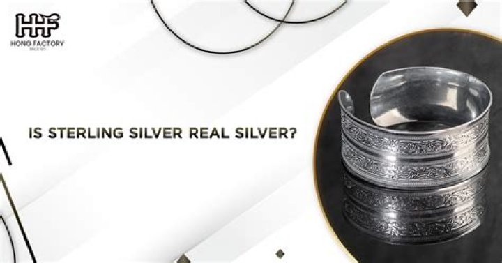 Is sterling silver real?