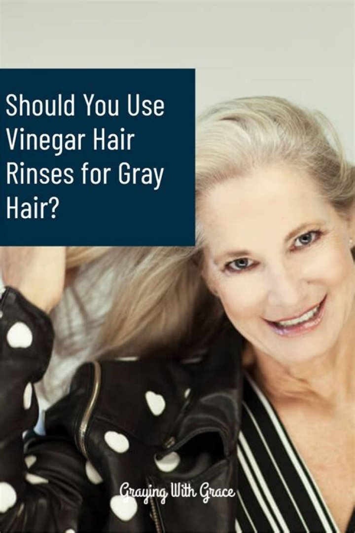 Is vinegar good for grey hair?