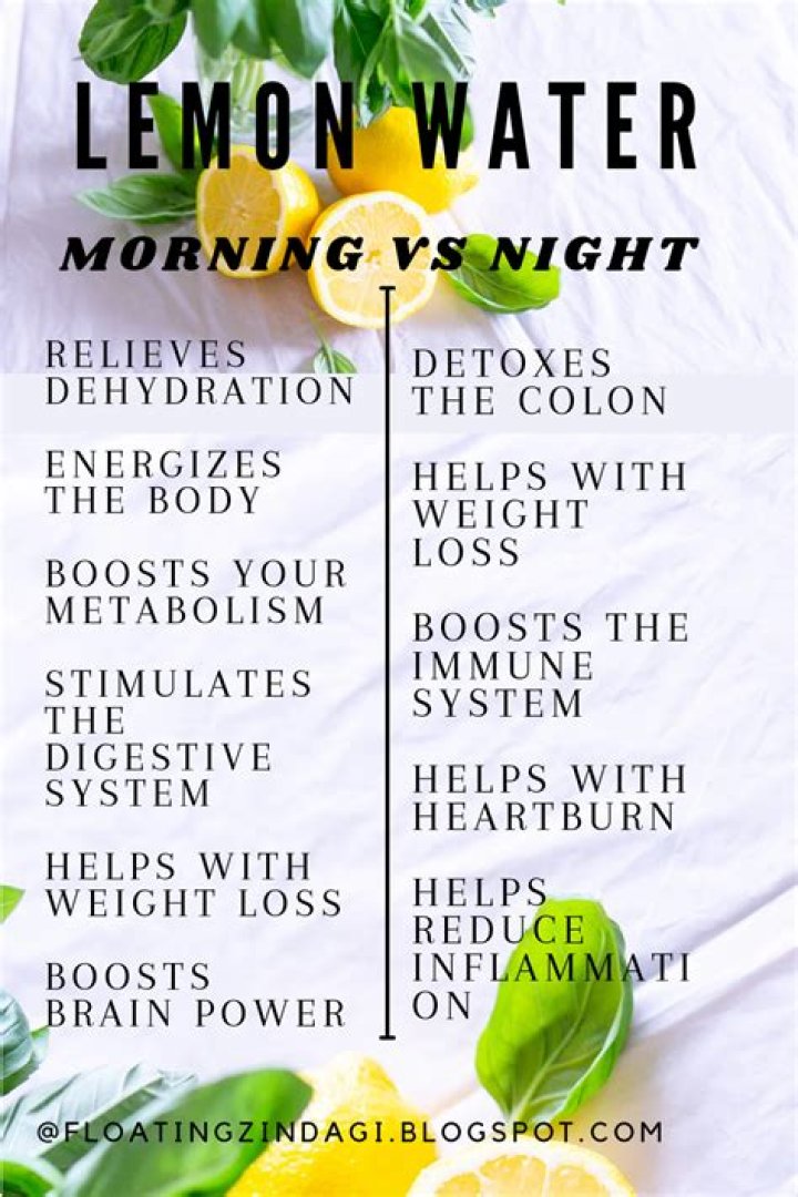 Should I drink lemon water in the morning?