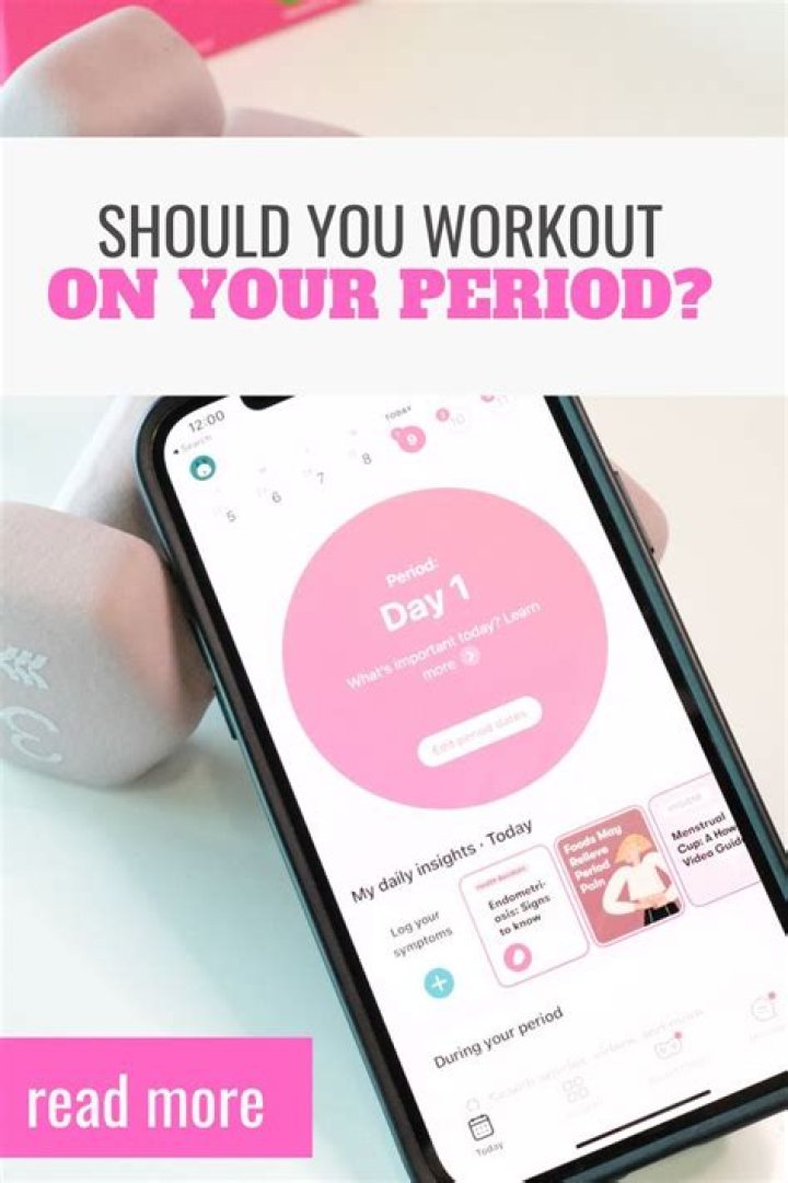 Should you workout on your period?