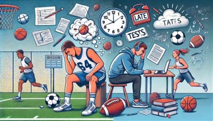 What are some stressors in an athletes life?