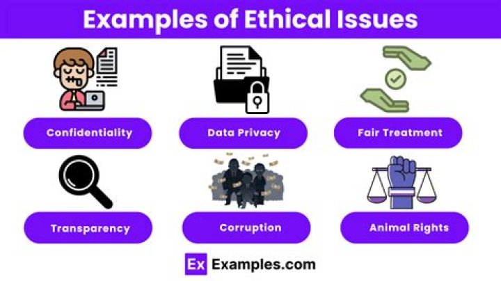 What are the 3 basic types of ethical issues?