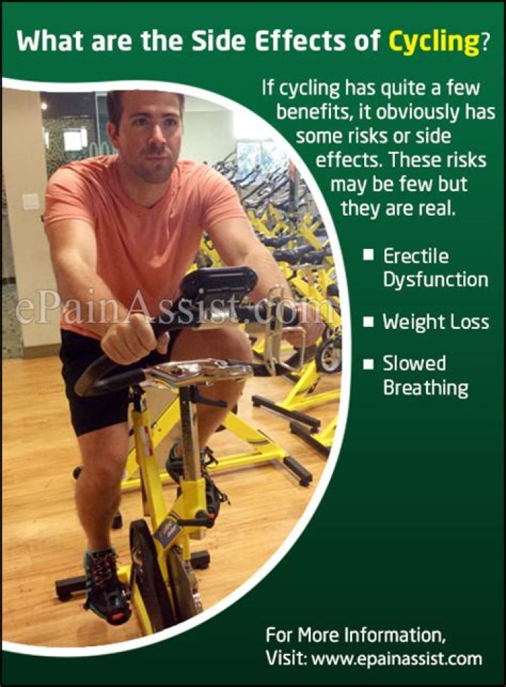 What are the side effects of cycling?