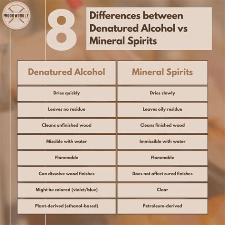 What can be used instead of mineral spirits?