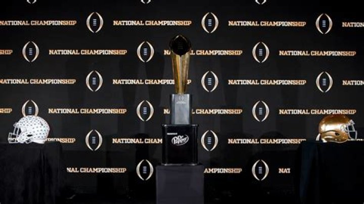 What channel will the national championship be on?
