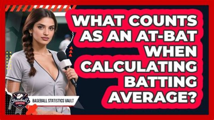 What counts as an at-bat?