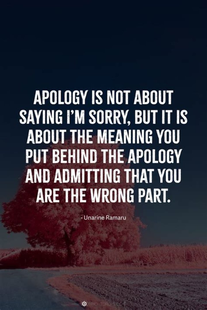 What do you do when you apologize and get no response?