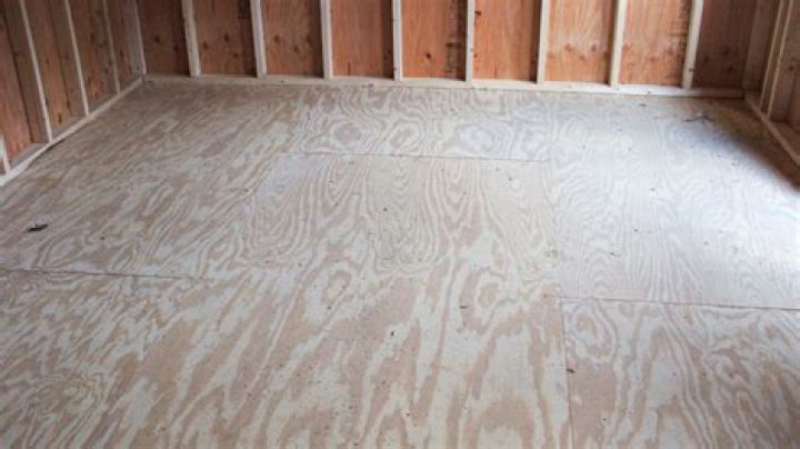 What do you put on a shed floor?