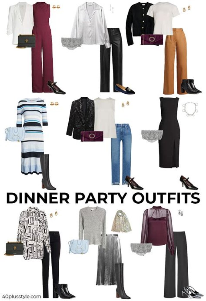 What do you wear to an elegant dinner?