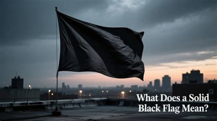 What does the black flag mean in football?