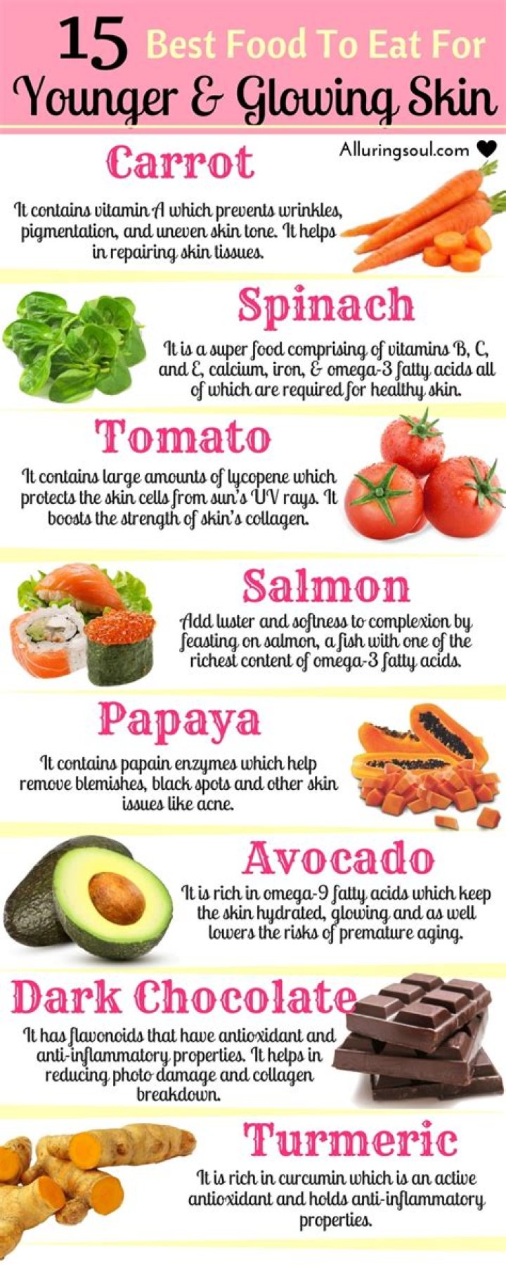 What foods clear your skin?
