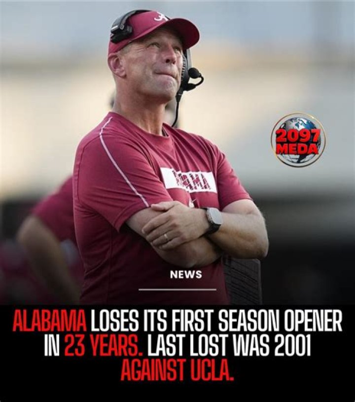 What game has Alabama lost?