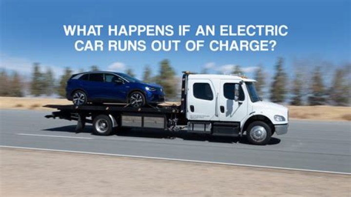 What happens if electric car runs out?