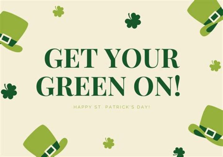 What happens if you don't wear green on St Patrick's Day?