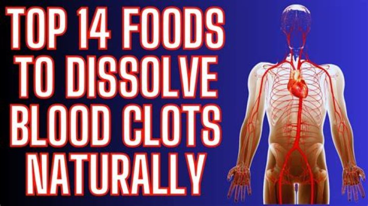 What helps the body dissolve clots?