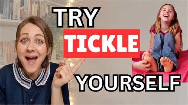 What if you can tickle yourself?
