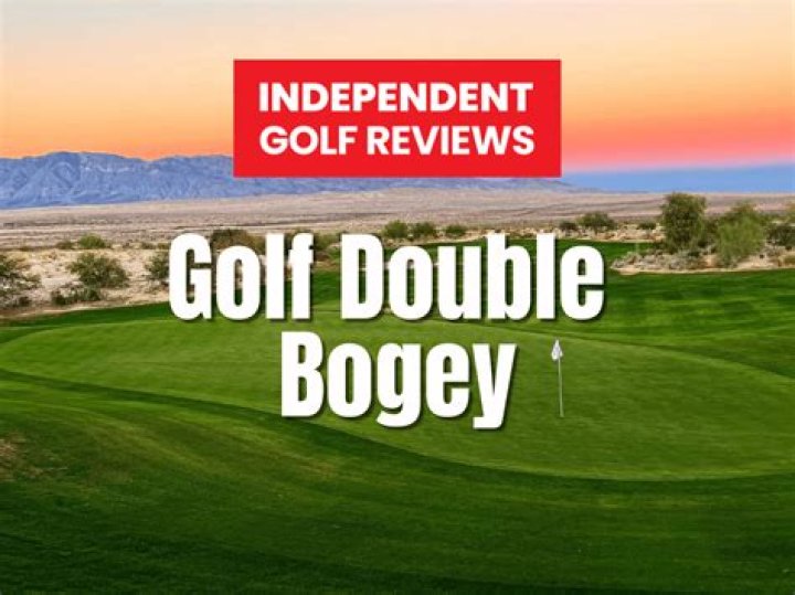 What is a double bogey in golf?