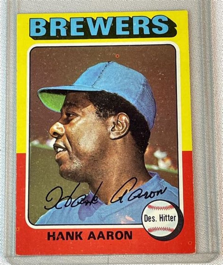 What is a Hank Aaron baseball card worth?