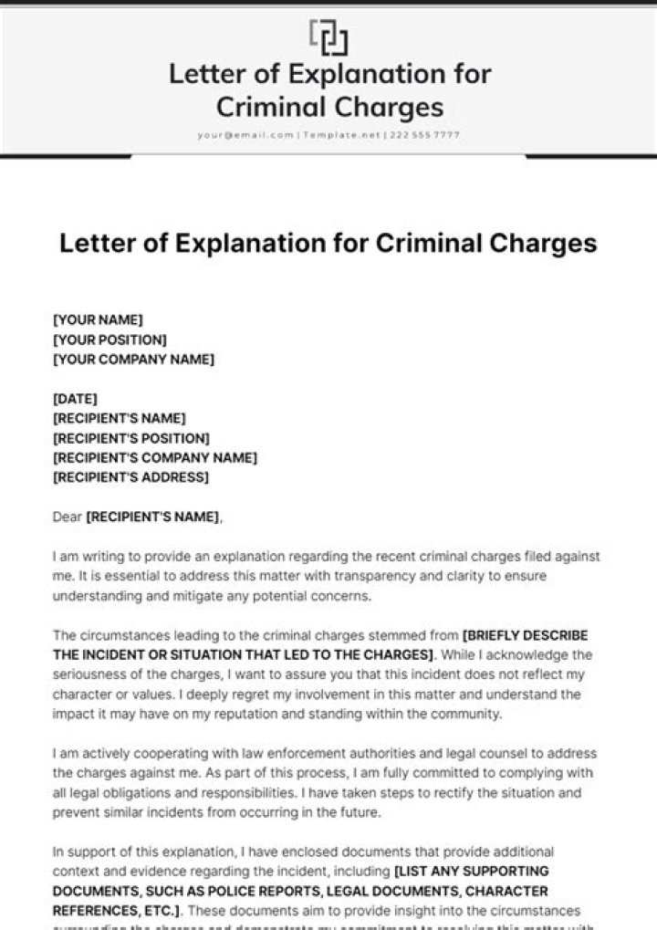 What is a notice of criminal charge?
