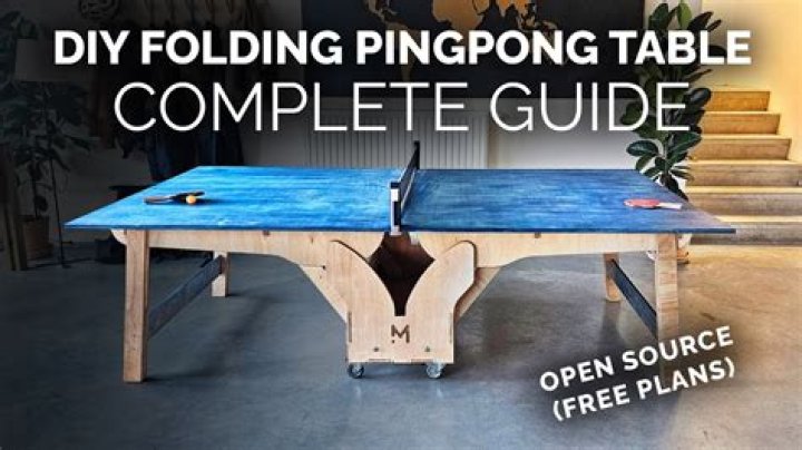 What is a ping pong table top made of?