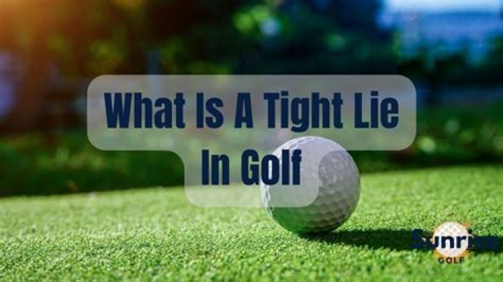 What is a tight lie golf?
