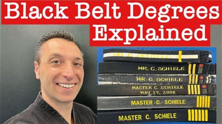 What is higher than a black belt?