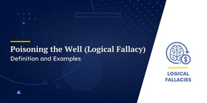What is poisoning the well fallacy?