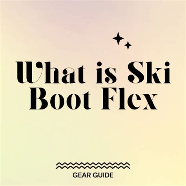 What is ski boot flex?