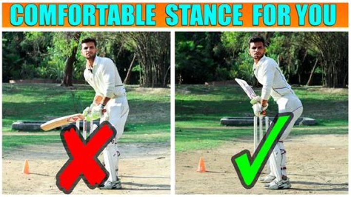 What is stance in cricket?