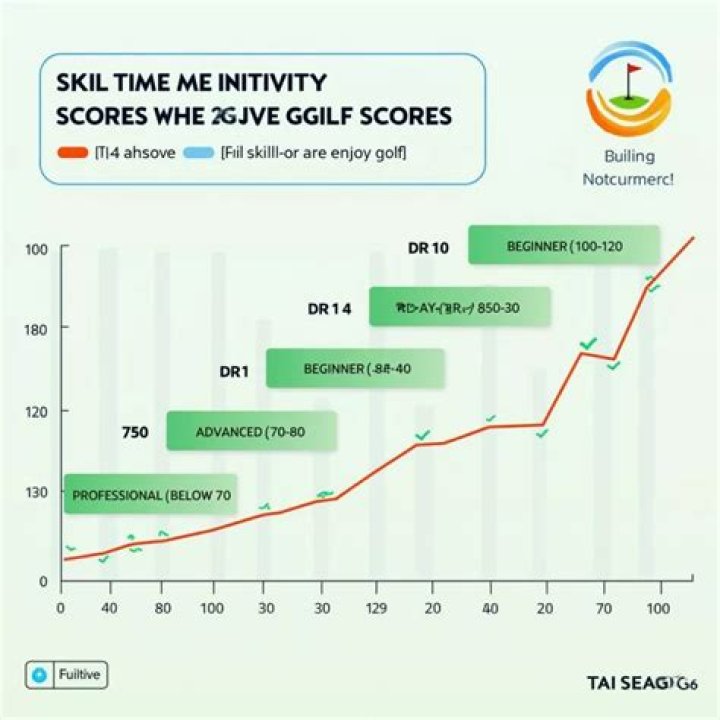 What is the average score for a golfer?