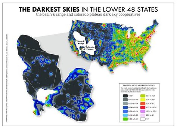 What is the darkest state in the US?