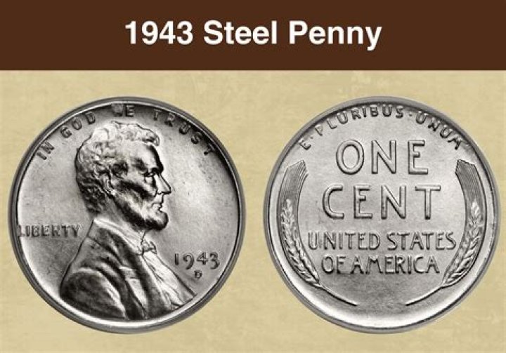What is the error on a 1943 steel penny?