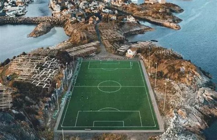 What is the highest football ground in Scotland?