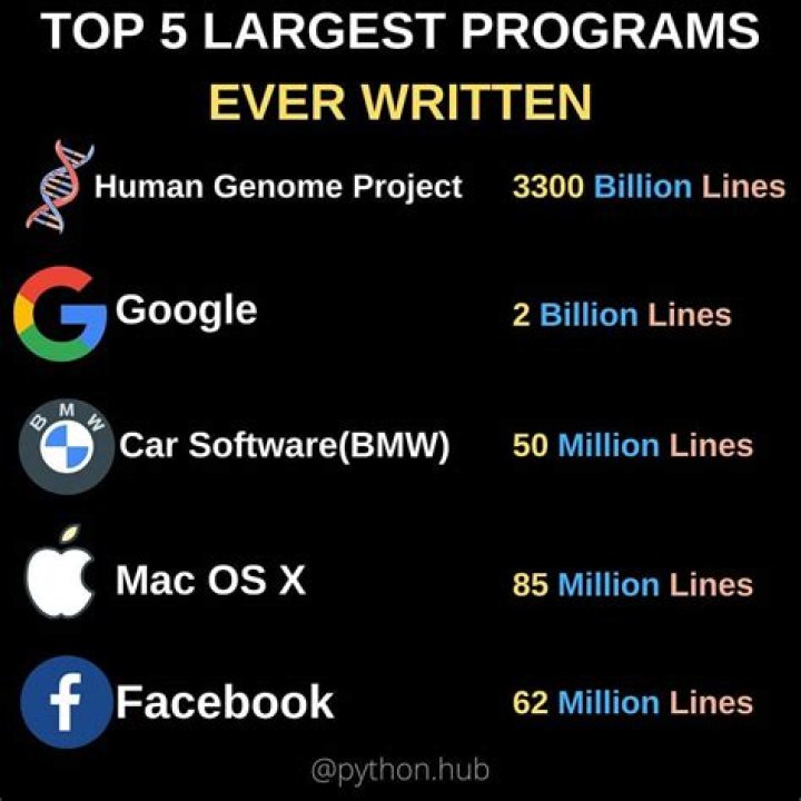 What is the largest program ever written?