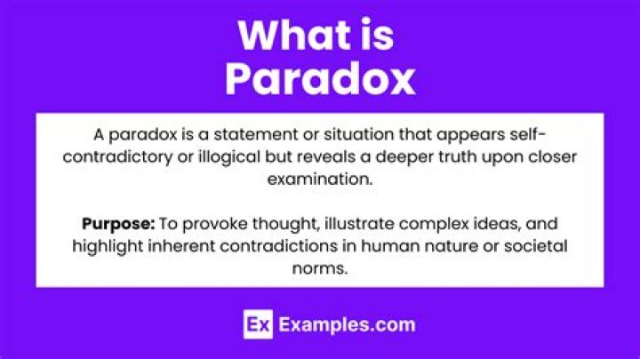 What is the paradox of age?