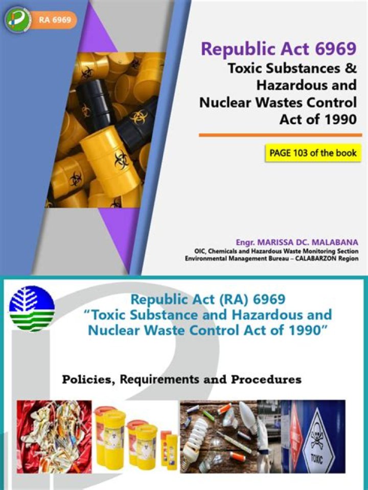 What is the purpose of RA 6969?