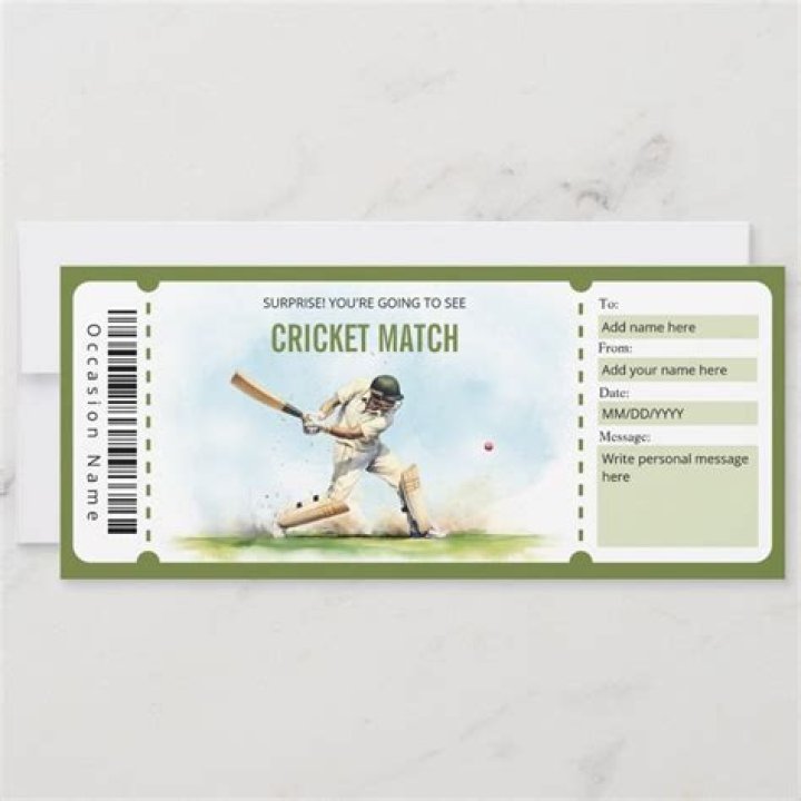 What should I bring to a cricket match?