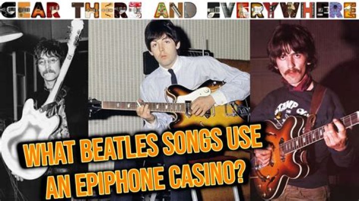 What songs did The Beatles use the Epiphone Casino?