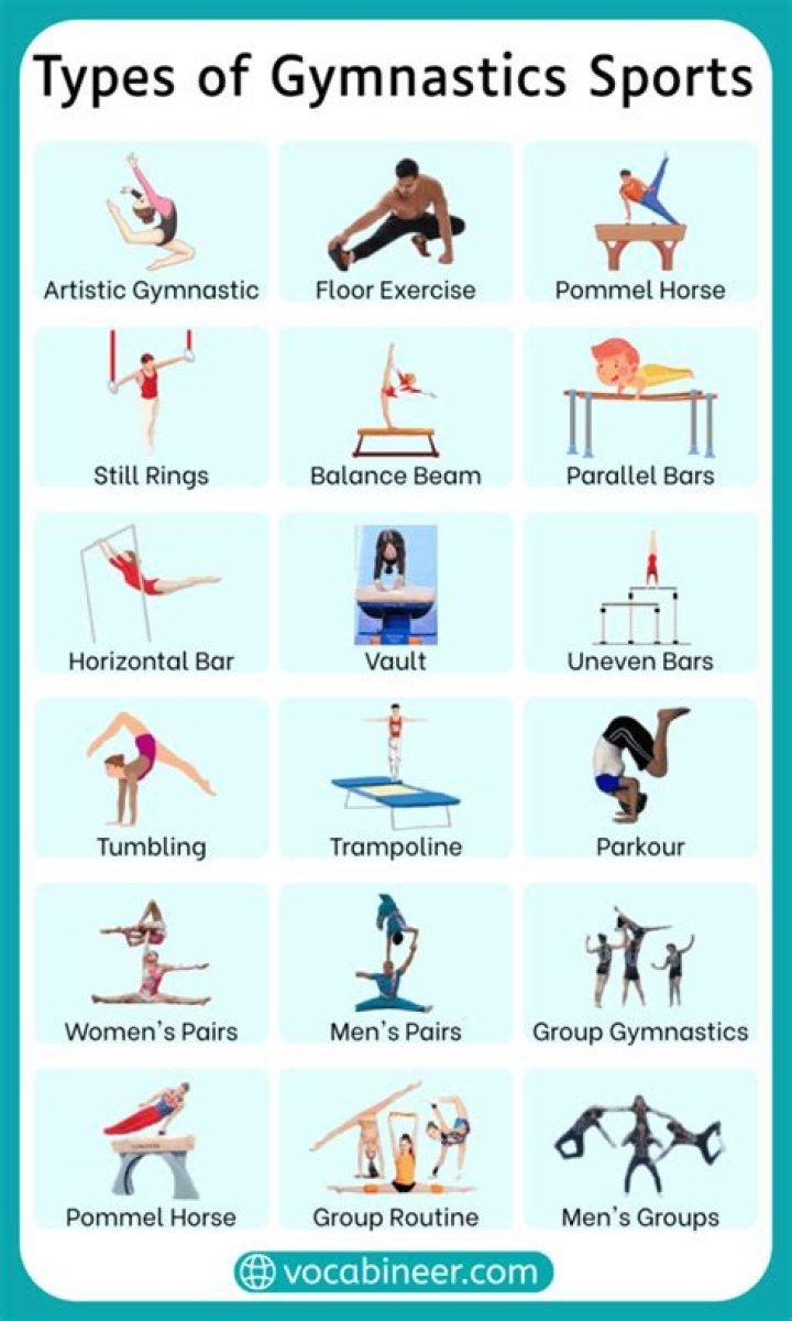 What type of sports is gymnastics?